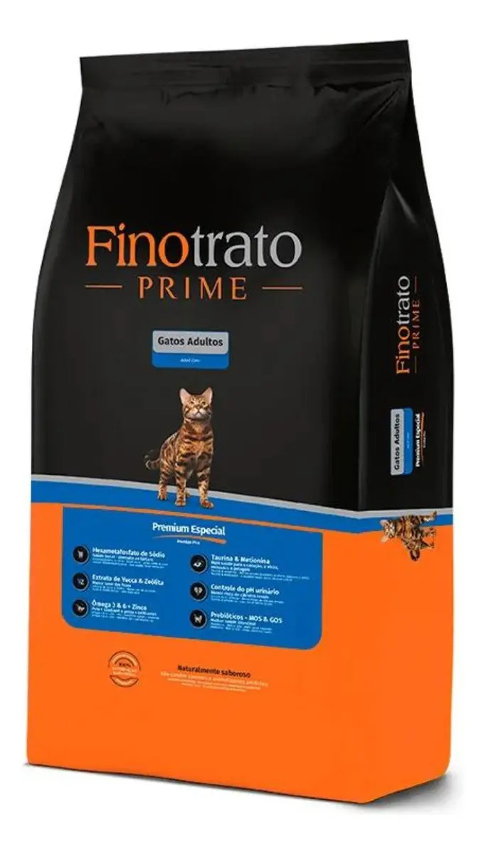 Finotrato Ração Seca Gatos Adultos Frango 10,1kg Especial Premium