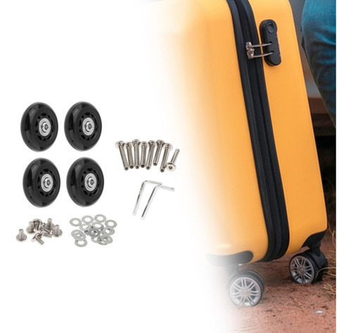 Y Conjunto De 4 Rodinhas De Mala De Viagem Para Mala 59x18mm