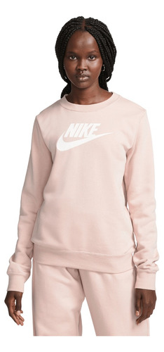 Polerón Nike Club Fleece Mujer Rosa
