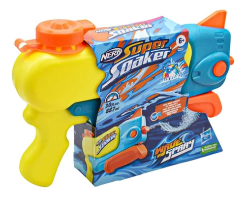 Nerf Super Soaker Lanzador De Agua 887ml Hasbro Wave Spray
