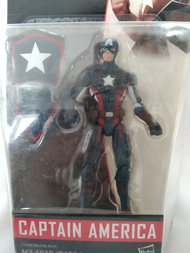 Imagen 2 de 3 de Capitan America Tipo Marvel Universe Hasbro Nvo