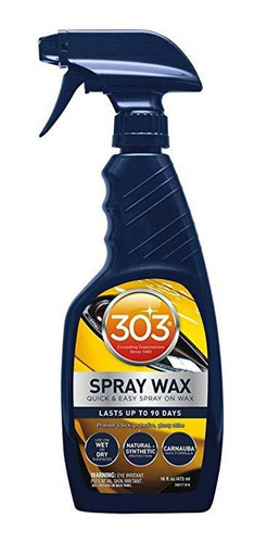 Limpiador 303 Auto Spray Wax 16 Oz