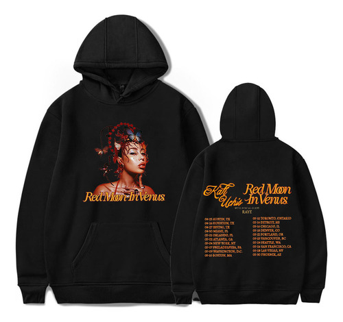 Sudadera Con Capucha Kali Uchis Red Moon In Venus Merch