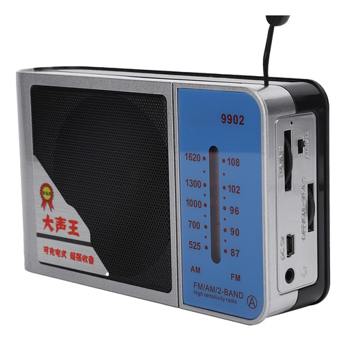 Radio Portátil D9902 Mini Fm Am De Doble Banda De Señal Fuer