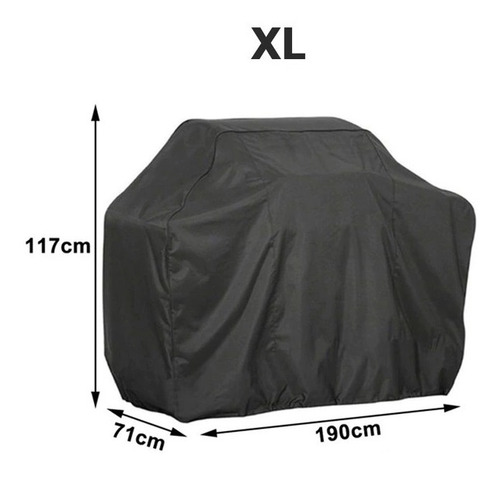 Imagen 2 de 7 de Funda Cubre Parrilla Protector Impermeable Para Exterior