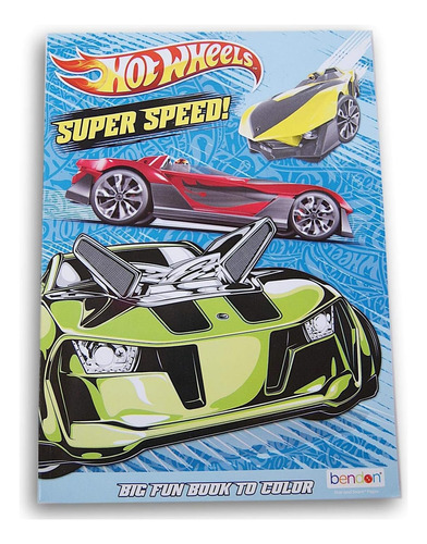 Hot Wheels Go For It Jumbo Color And Activity Book