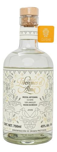 Mezcal Liberemos Cuishe 750 Ml + 2 Vasos | Kit Mezcalero