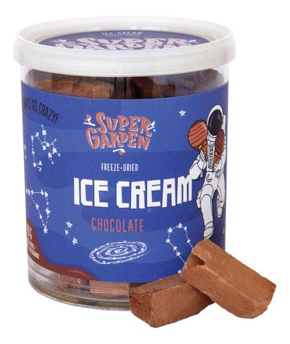 Super Garden Helado Liofilizado Chocolate Sabroso Helado Lio