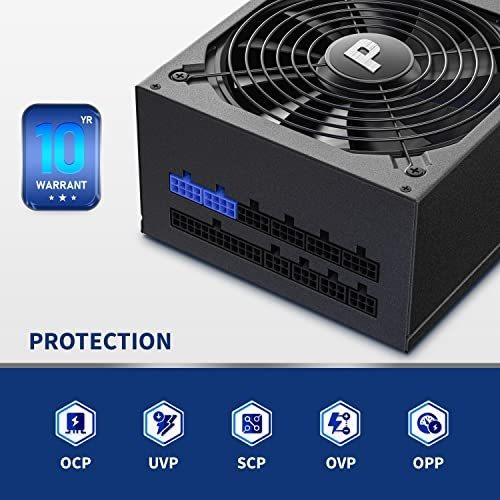 Fuente De Alimentación Pystar 1000w 80+ Gold Full Modular Ps