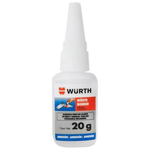 Adhesivo/pegamento Instantáneo - Wurth 20gr