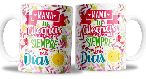Pack Por4 Tazas De Ceramica_día De La Madre