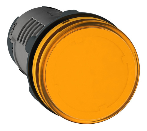 Boton Luz Piloto Redondo 22mm Naranja 110v Ac Schneider