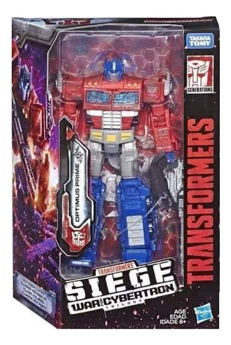 Transformers Wfc Siege Optimus Prime Voyager Figura (Usado)