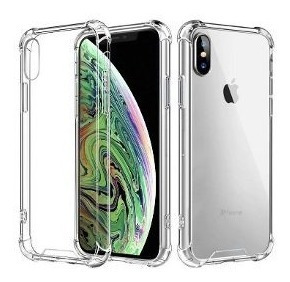 Protector Case Transparente Borde Reforzado Para iPhone X/xs