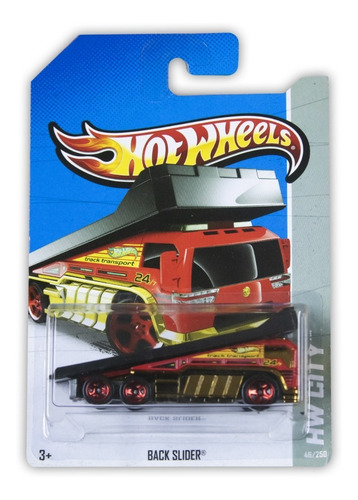Hot Wheels Mattel Hw City Back Slider 2013 X1698