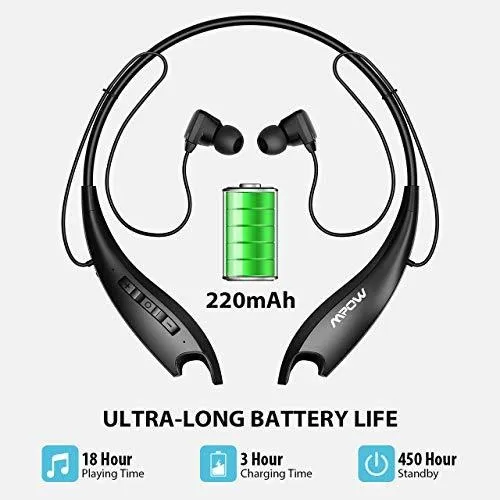 Mpow Jaws Gen5 Auriculares Bluetooth V5.0 Auriculares Con Ba