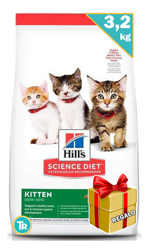 Ración Gato - Hill's Gatitos En Crecimiento 3,2kg + E Gratis