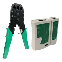 Comprar Alicate Crimpar Rj45 E Rj11 + Testador Cabos Rede Telefonia