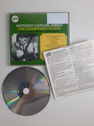 Cd Antonio Carlos Jobim The Composer Plays 1963 Raro Estandar (Usado)