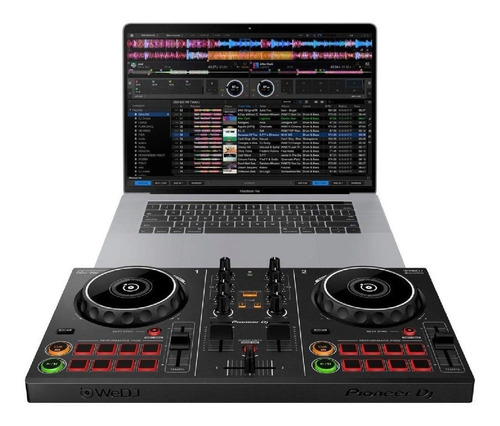 Imagen 5 de 6 de Controlador DJ Pioneer DDJ-200 negro de 2 canales