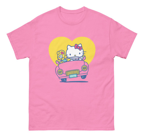 Camiseta Hello Kitty Carro Y Corazón | Sanrio