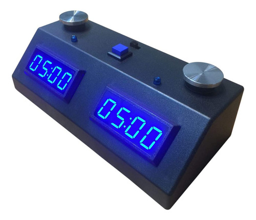 Reloj De Ajedrez Digital Zmart Fun Ii, Color Negro Y Azul