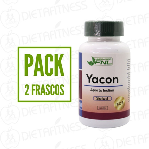 Yacon Fnl 2 Frascos 60 Cap Picolinato De Cromo Dietafitness