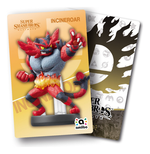 Tarjeta Nfc Amiibo Incineroar Smash