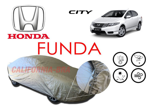 Cobertura Cubierta Afelpada Eua Honda City 2010-11.