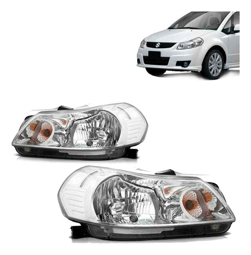 Farol Suzuki Sx4 2008 09 10 11 12 13 14 15 Elétrico