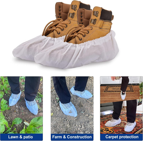 Cubrezapatos Desechables, 200 Paquetes 100 Pares Cubrezapa..