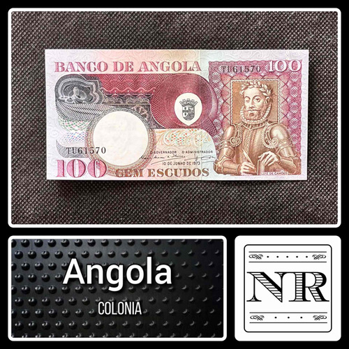 Angola - 100 Escudos - Año 1973 - P #106