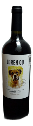 Vino Tinto Argentino Loren Qu Cabernet Franc 8 Meses Barrica