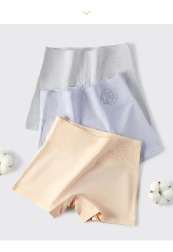 Calzoncillos Bóxer De Algodón De Cintura Alta, Pantalones De