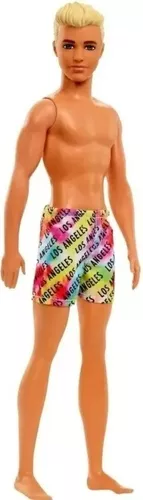 Boneco Ken Praia Barbie Praia - Moda Praia - Mattel Ghh38