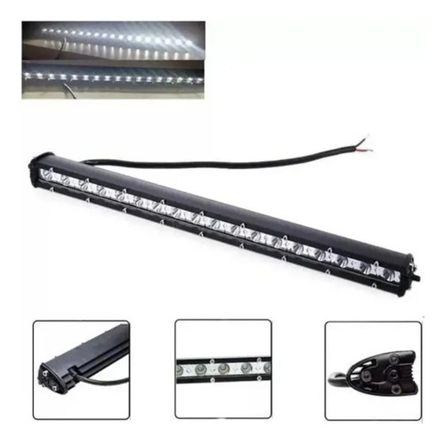 Pack 2 Barra Led Neblinero 72w Auto 4x4 De 65cm