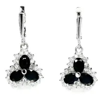 Comprar Aretes De Zafiros Naturales Jx191