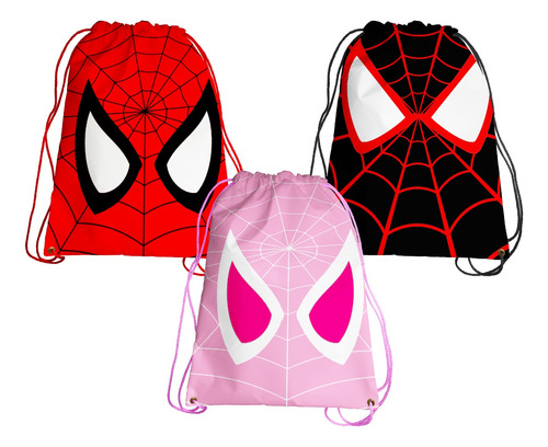 44 Pzs Dulceros Fiesta Recuerdos Morral Spiderman 