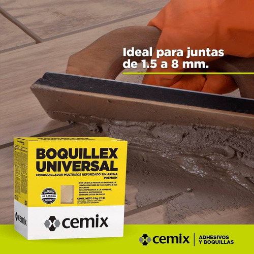 Imagen 2 de 3 de Boquillex Universal Sin Arena Cemix