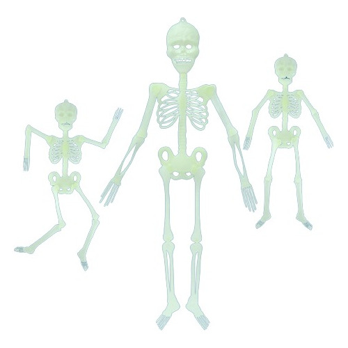Esqueleto Colgante Fluorescente 90 Cm