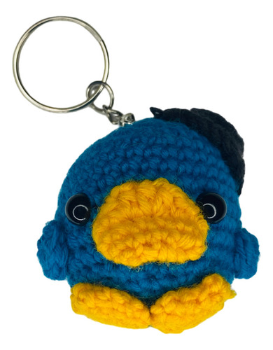 Hermoso Llavero Perry El Ornitorrinco Tejido A Mano Crochet