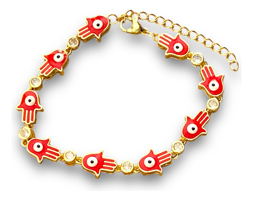 Collar Mano Fatima Y Ojo Turco Collar Y Pulsera