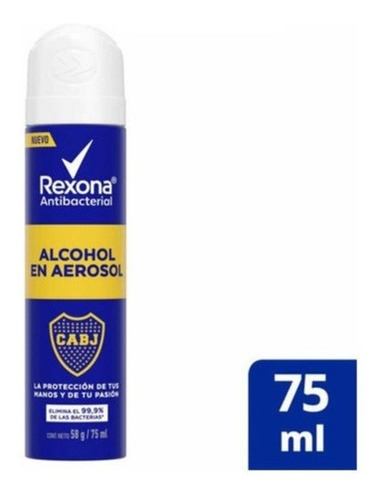 Rexona Antibacterial Boca Alcohol En Aerosol 75ml