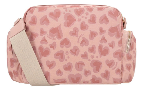 Bolsa Crossbody Mujer Marie W Capsule Rosa Claro Hbmiroku8cw Acabado De Los Herrajes Oro Diseño De La Tela Gráfico