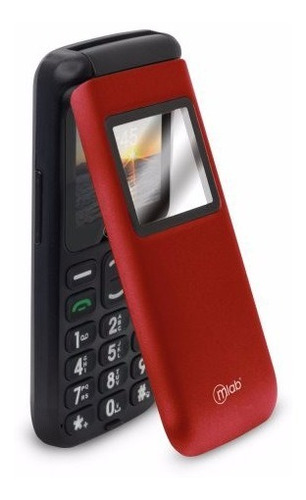 Teléfono Senior Phone Sos 3g Mlab Doble Sim Rojo 