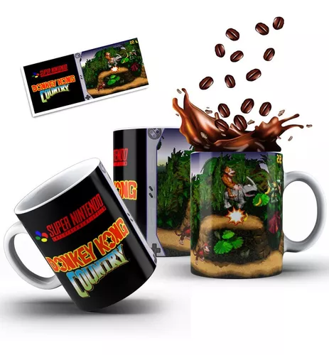 Caneca donkey kong games jogos antigos mod 1