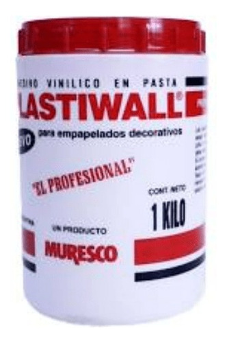 Adhesivo Pegamento Vinílico Para Empapelado 1kg. Plastiwall 