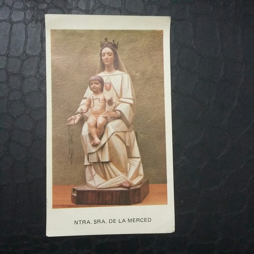 Estampita Nuestra Señora De La Merced 