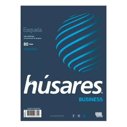 Block Husares Esquelita Business Cuadriculado O Rayad 