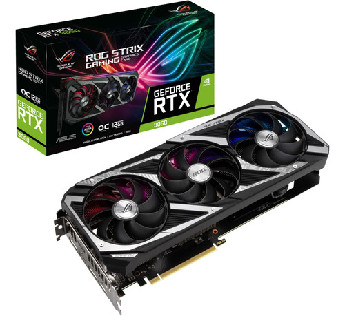 Placa De Video Asus Nvidia Rtx 3060 Rogstrix - Garantía 